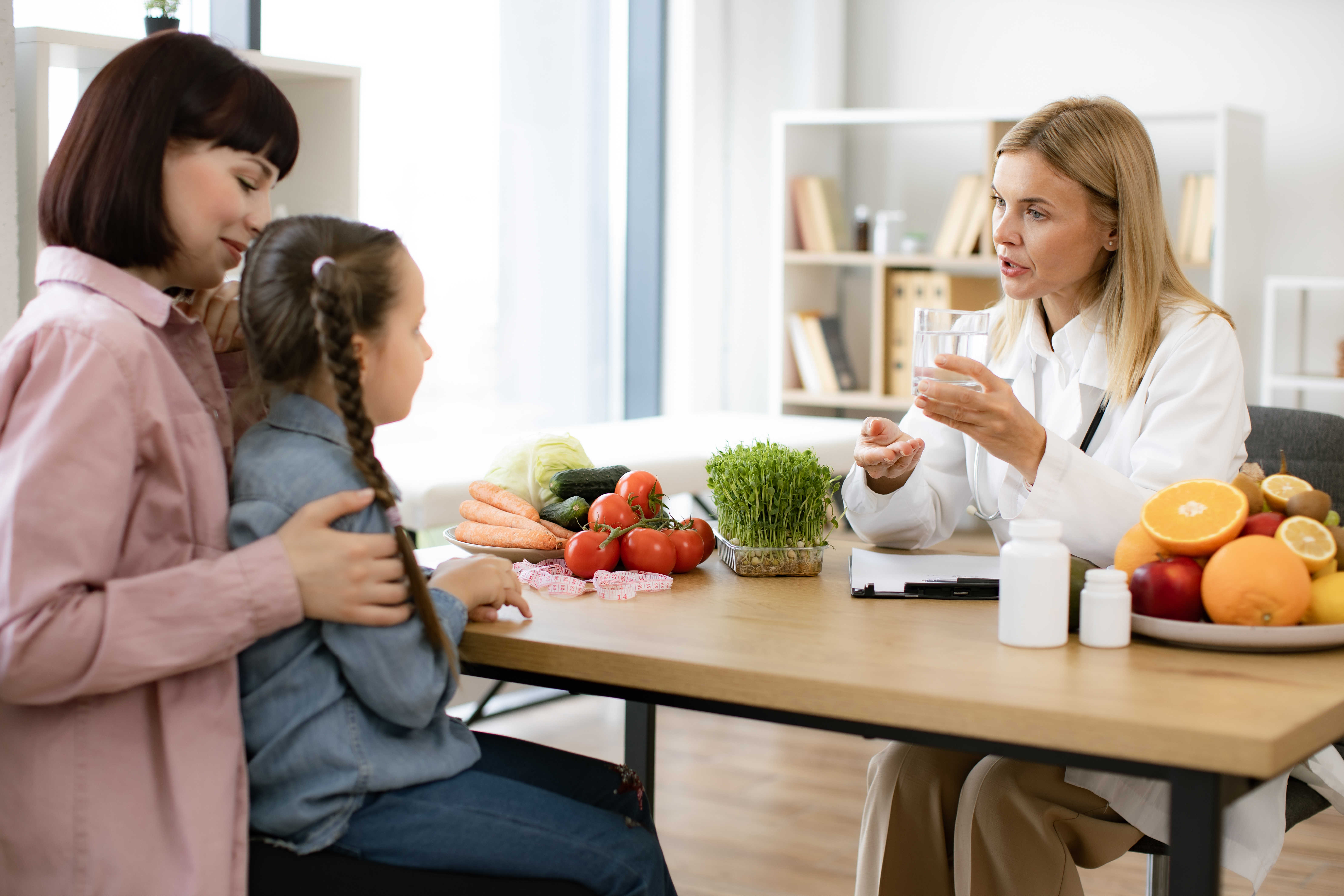 Diététicien évaluant le régime alimentaire d’un patient